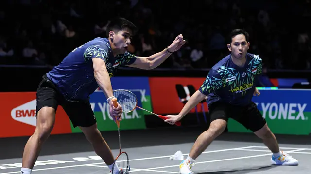 Sabar Karyaman Gutama/Moh Reza Pahlevi Isfahani - All England 2025 - Bulu Tangkis