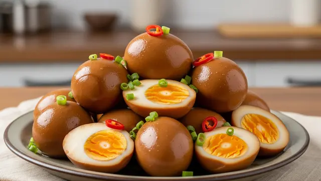 Ilustrasi Telur Kecap.