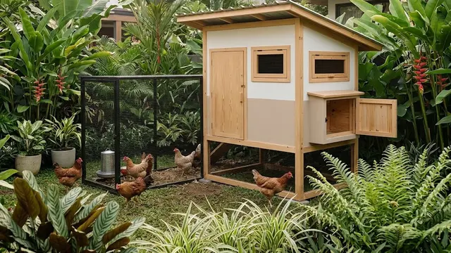 Greenhouse dan Chicken Run dalam Satu Area