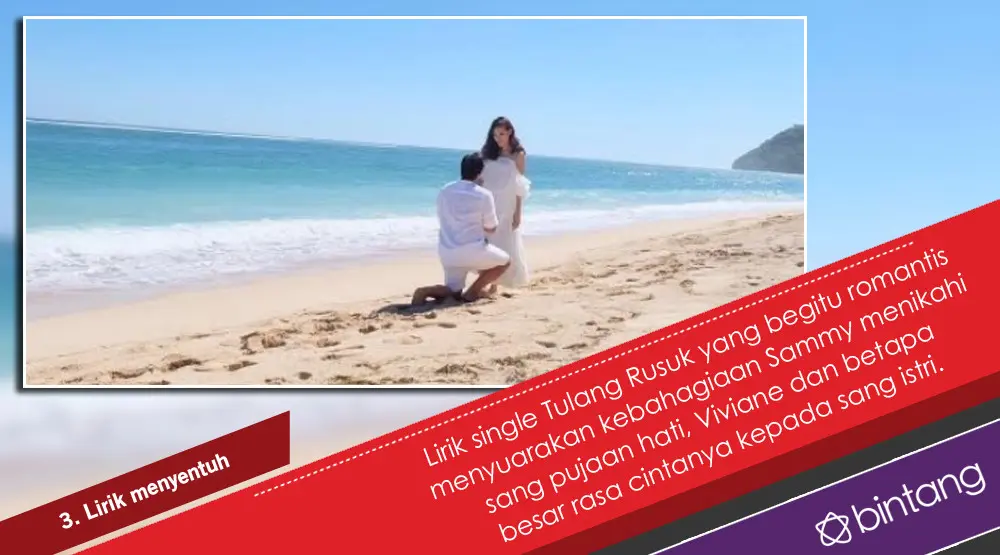 Tulang Rusuk, Lagu Persembahan Sammy Simorangkir untuk Viviane. (Foto: Instagram/sammysimorangkir, Desain: Nurman Abdul Hakim/Bintang.com)