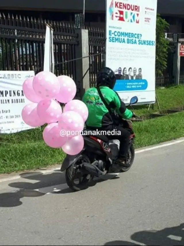 orderan aneh ojek online (foto: Instagram/@pontianakmedia)