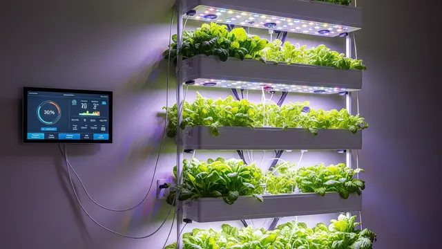 Desain Kebun Hidroponik Vertikal Indoor/Gemini AI