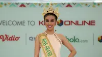 Ariska Putri Pertiwi, pemenang kontes Miss Grand International 2016. (Liputan6.com/Immanuel Antonius)