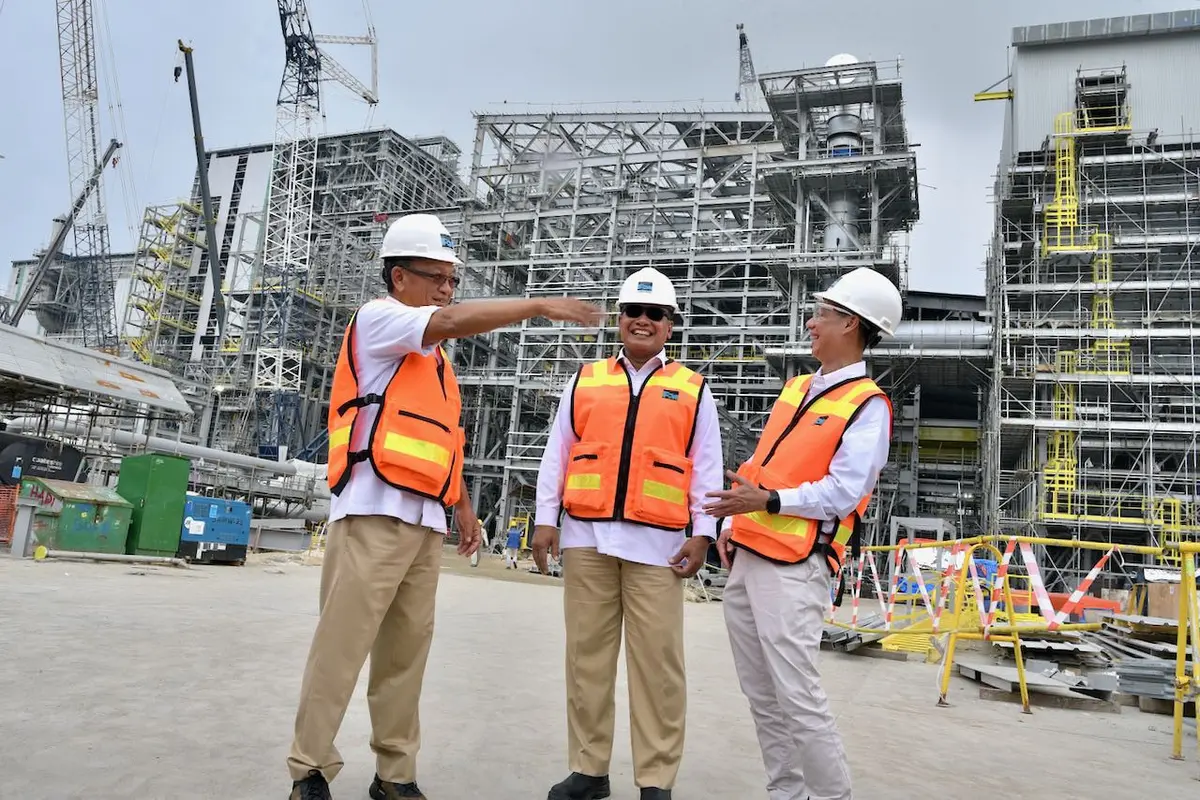 Menteri ESDM Pantau Progres Pembangunan Smelter PT Freeport Indonesia di Gresik