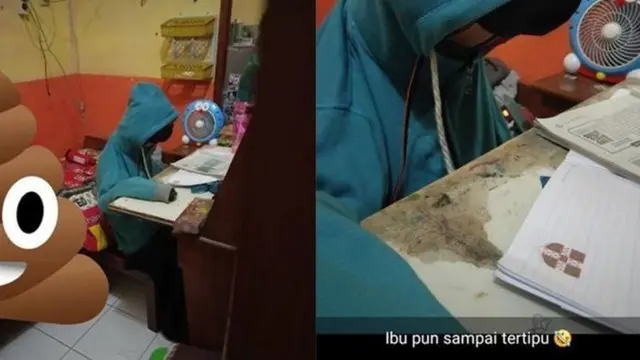 7 Potret Kelakuan Anak Saat Belajar di Rumah, Bikin Ngakak