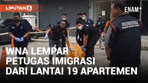 VIDEO: Petugas Imigrasi Tewas Diduga Dilempar WNA dari Lantai 19 Apartemen