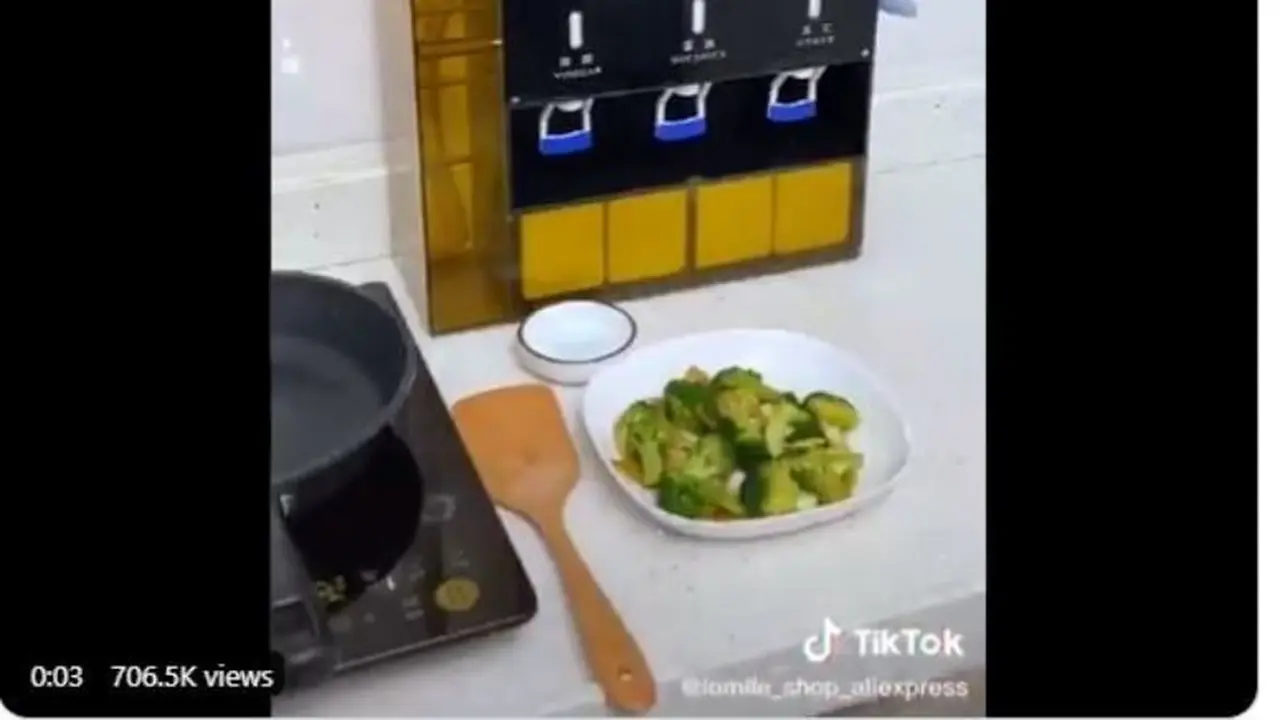 Pengguna TikTok Unggah Video Unik Dispenser Bumbu Dapur