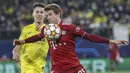 Bayern beberapa kali mendapatkan peluang matang, tapi tidak bisa mencetak gol. Bayern justru kesulitan mengatasi permainan kompak Villarreal dengan serangan balik dan intensitasnya. (AP/Alberto Saiz)