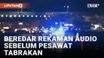 REKAMAN SUARA AUDIO KONTROL LALU LINTAS UDARA SAAT PESAWAT AMERICAN AIRLINES TABRAKAN DENGAN HELIKOPTER MILITER
