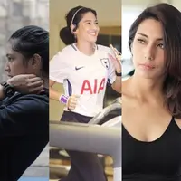 Begini 5 seleb Indonesia saat berolahraga, Tak kalah cantik saat berdandan.