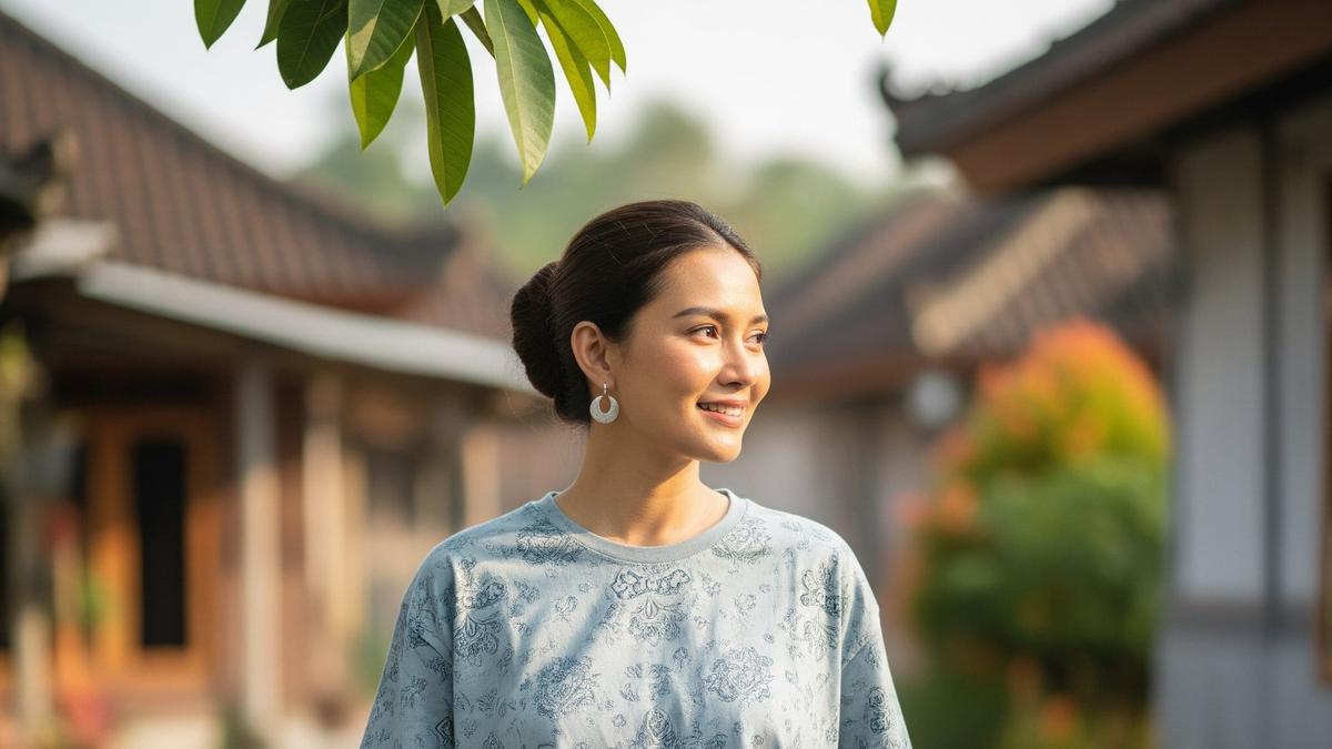 12 Outfit Ibu-Ibu Desa Modis 2025, Stylish, Nyaman &amp; Tidak Berlebihan