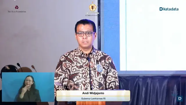 Gubernur Lemhannas RI Andi Widjajanto