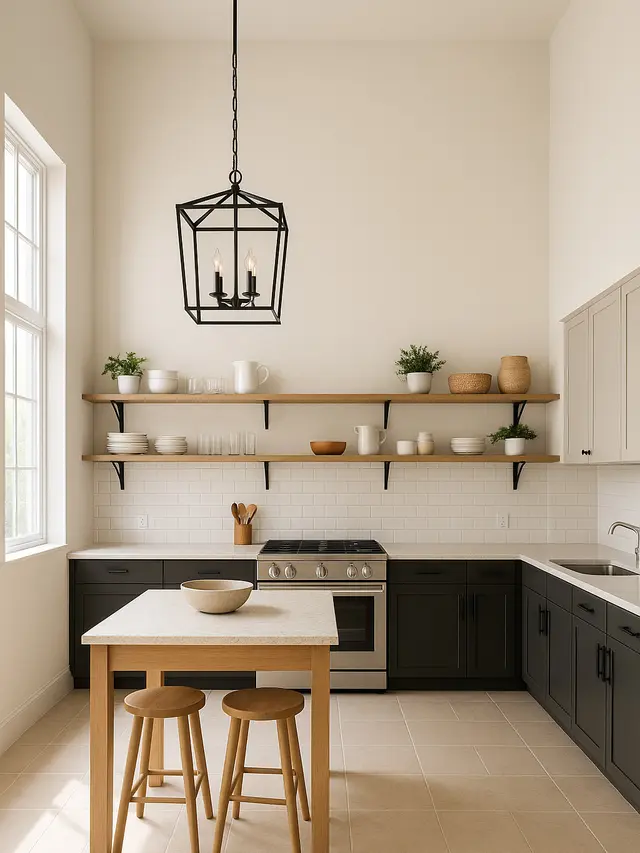 8 Desain Dapur Plafon Atap Tinggi, Bikin Ruang Masak Terlihat Lega dan Mewah