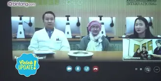Video call dari Rumah Sakit Modern Guangzhou China Hospital, tangis Yana Zein pecah lihat wajah kedua putrinya. 