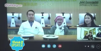 Video call dari Rumah Sakit Modern Guangzhou China Hospital, tangis Yana Zein pecah lihat wajah kedua putrinya. 