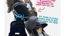 Melalui akun instagramnya, ia membagikan keruwetannya saat harus bersama dua anak balita dengan perjalanan sekitar 22 jam. Mendorong stroller dengan tas dan juga harus mengendong anak keduanya yang baru berusia lima bulan. [Instagram/tasyakamila]