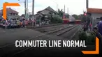 Setelah anjlok, KRL Jakarta-Bogor dan sebaliknya sudah normal kedua jalurnya.