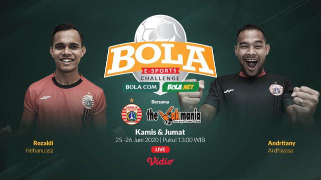 Berita video jangan lewatkan keseruan dan aksi dari bek Persija Jakarta, Rezaldi Hehanussa, yang akan bermain bersama The Jakmania di BOLA Esports Challenge.