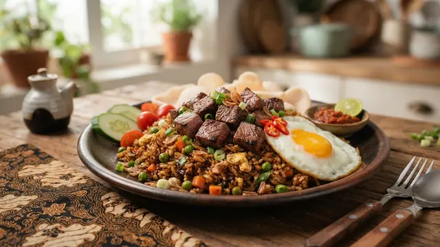 Resep Nasi Goreng Wagyu Ala Rumahan