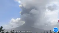 Gunung Lewotobi Laki-Laki Meletus Lagi Jumat Siang 8 November 2024, Kolom Abu Capai 2,5 Km