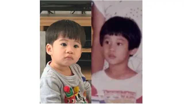 Foto Masa Kecil Artis dan Anak Mirip Banget