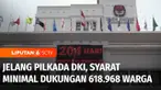 Setelah proses Pilpres selesai, kini tiba dimulainya tahapan pemilihan kepala daerah. Pendaftaran DKI jalur independen akan dibuka pada 8 Mei nanti, dengan syarat minimal dukungan 618.968 warga.