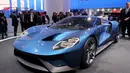  Ford GT terbaru bertengger di The North American International Auto Show di Detroit, Michigan, pada tanggal 12 Januari, 2015. (AFP Poto/Jewel Samad)