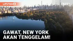Kota New York Amerika Serikat diprediksi para peneliti akan tenggelam. Terungkap faktor lain selain kenaikan permukaan air laut yang akan mempercepat daratan kota tersebut terendam air.
