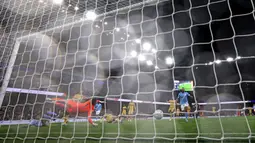 Kemenangan The Cityzens dibuka oleh gol Antoine Semenyo pada menit ke-32. (AFP/Darren Staples)