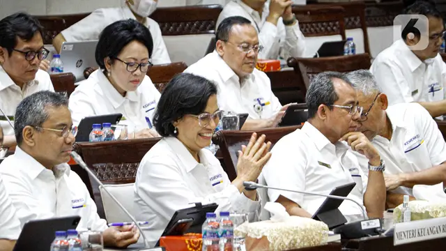 Bersama DPR, Sri Mulyani Bahas Anggaran Kemenkeu 2024