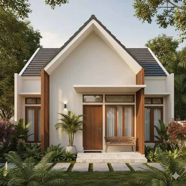 Rumah Sederhana 6x12 Atap Pelana