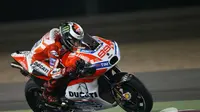 Pebalap Ducati, Jorge Lorenzo, merasa percaya diri bisa tampil impresif pada balapan perdana MotoGP 2017 di Sirkuit Losail, Qatar, 26 Maret 2017. (Motorsport)