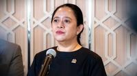 Ketua DPR Puan Maharani saat konferensi pers di Kompleks Parlemen, Senayan, Jakarta, Kamis (21/8/2025). (Foto: Dokumentasi Tim Media Ketua DPR, Puan).