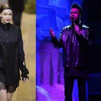 The Weeknd kini telah memiliki kisah cinta baru bersama Selena Gomez. Telah putus dengan Bella Hadid pada November 2016 lalu, namun hubungannya masih baik-baik saja dengan saudara perempuan mantan pacarnya itu. (AFP/Bintang.com)