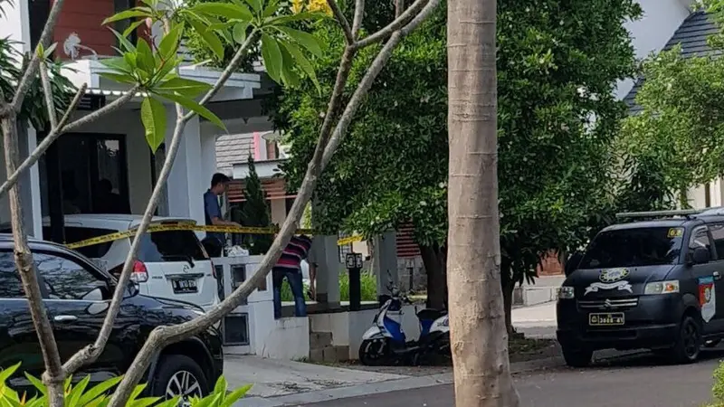 Rumah terduga teroris SP di Serpong, Tangerang Selatan