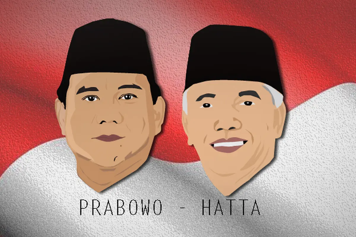 Ilustrasi Prabowo-Hatta