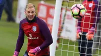 Penjaga gawang Manchester City yang saat ini dipinjamkan ke West Ham United, Joe Hart. (AFP/Paul Ellis)