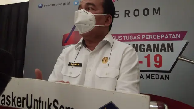 Kepala Dinas (Kadis) Kesehatan Kota Medan, Edwin Effendi