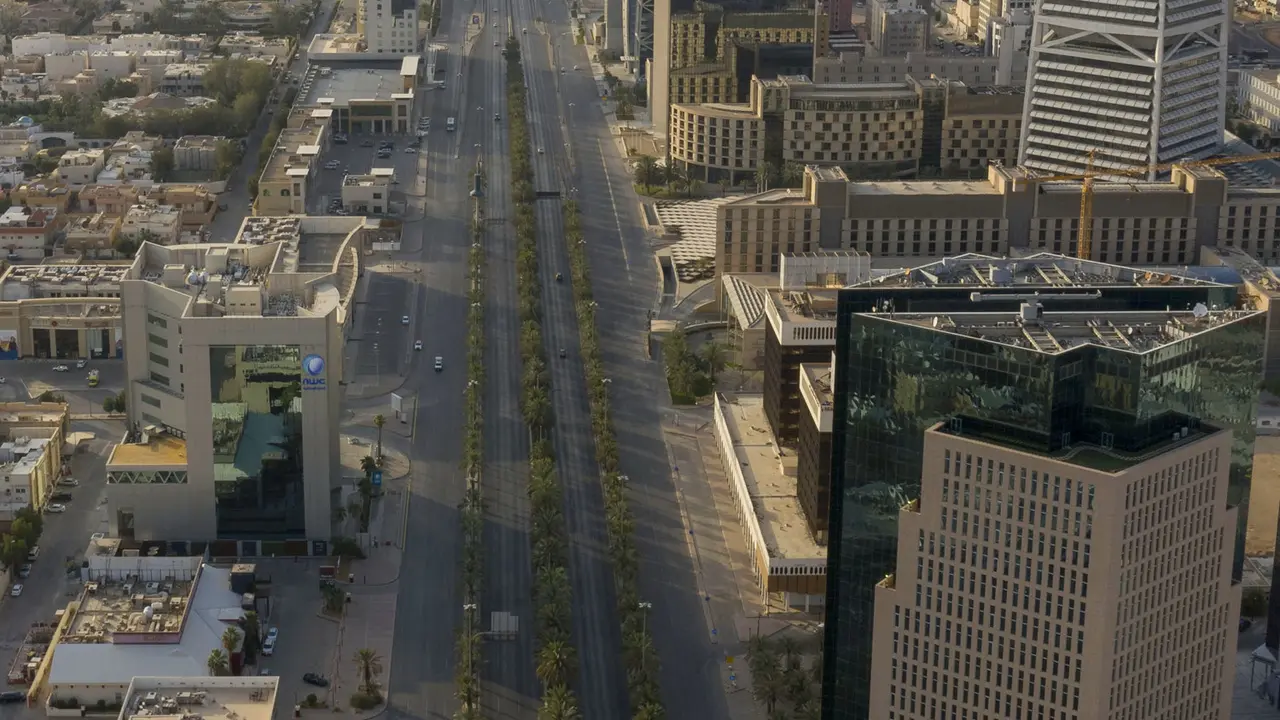 Jalanan di Kota Riyadh