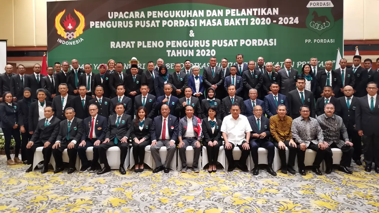Pelantikan pengurus Pordasi 2020-2024