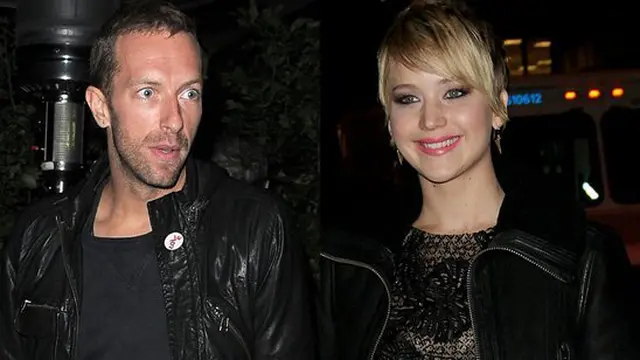 Jennifer Lawrence dan Chris Martin