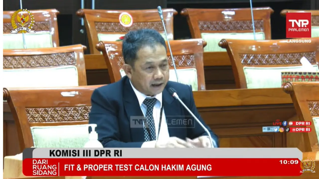Calon Hakim Agung Kamar Perdata, Lucas Prakoso Jalani Fit and Proper Test di Komisi III DPR RI
