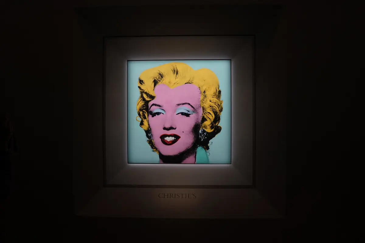 Lukisan Potret Marilyn Monroe karya Warhol