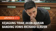 Kejaksaan Agung menyatakan tidak melakukan banding, terhadap vonis yang dijatuhkan Majelis Hakim, kepada Richard Eliezer, di Pengadilan Negeri Jakarta Selatan.