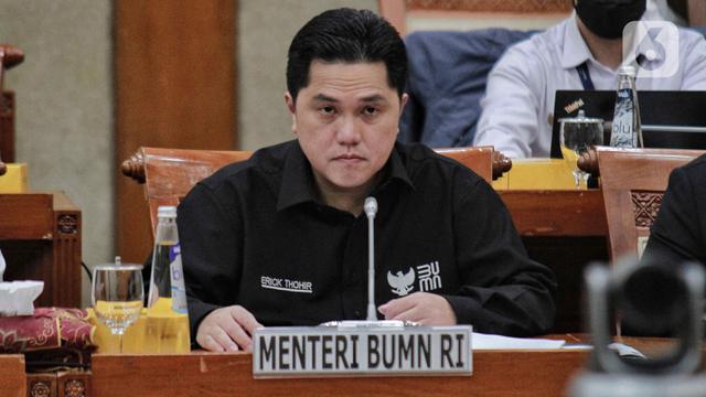 Menteri BUMN Erick Thohir Evaluasi Kinerja Kerja dengan DPR