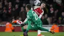 Derby London kali ini jadi jadi kesempatan Arsenal untuk menjauh dari kejaran rival di papan atas klasemen sementara. (AP Photo/Kin Cheung)