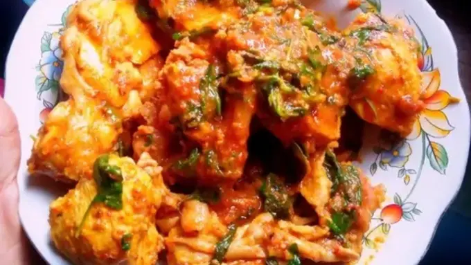 Resep ayam rica-rica kemangi. (dok. Cookpad @kanifff)