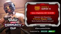 Link Live Streaming Vidio Community Cup Season 13 PUBGM Series 13 Malam Ini