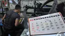 Jelang akhir tahun permintaan kalender 2015 meningkat tajam, Kawasan Senen, Jakarta, Senin (1/12/2014). (Liputan6.com/Johan Tallo)