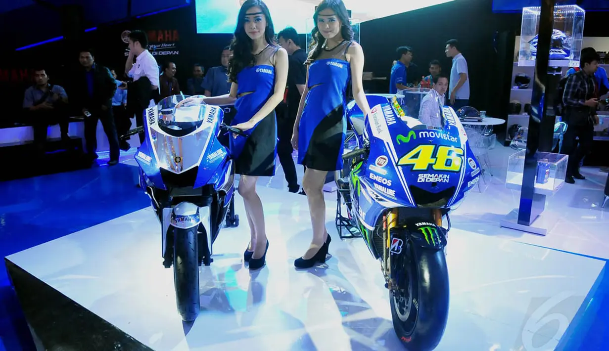 Para model ini membuat acara pembukaan IMoS semakin semarak, Jakarta, Rabu (29/10/2014). (Liputan6.com/Johan Tallo)